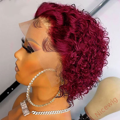 6 Inch Short Wig Bob Curly Hair
