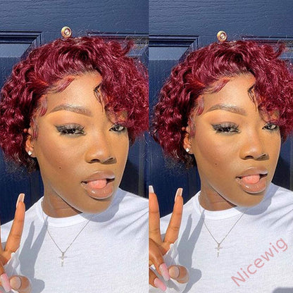 6 Inch Short Wig Bob Curly Hair